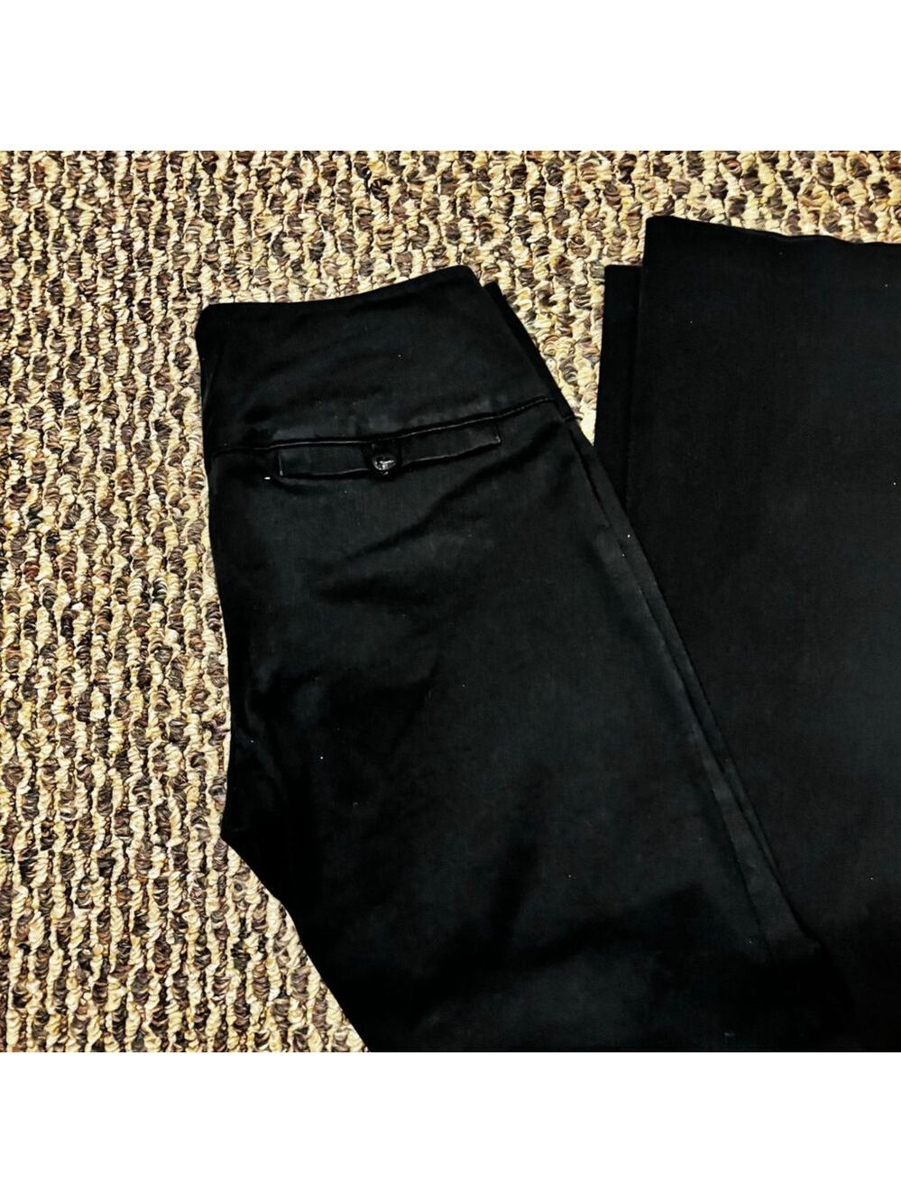 Vintage Low Rise Rampage Black Boot Cut & Flare Pants 0 - Picture 2 of 11